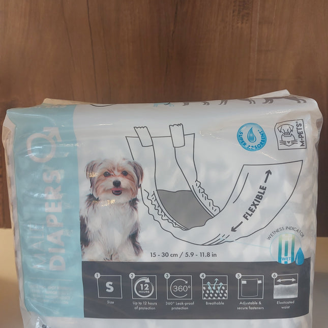 M-Pets Male Diaper S 12pcs