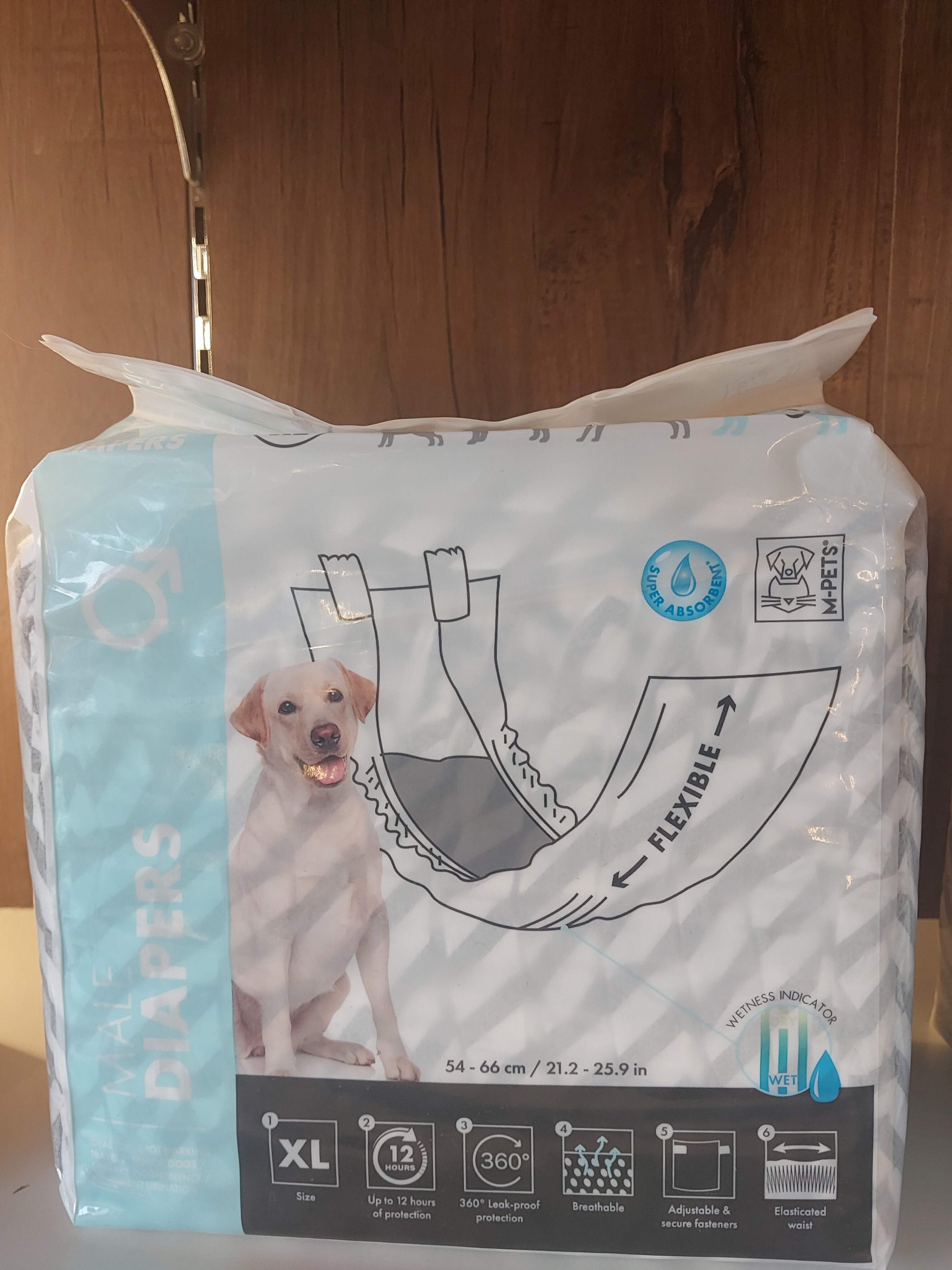 M-Pets Male Diaper XL 12pcs