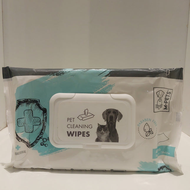 M-Pets Pet cleaning wipes antibacterial  40 wipes
