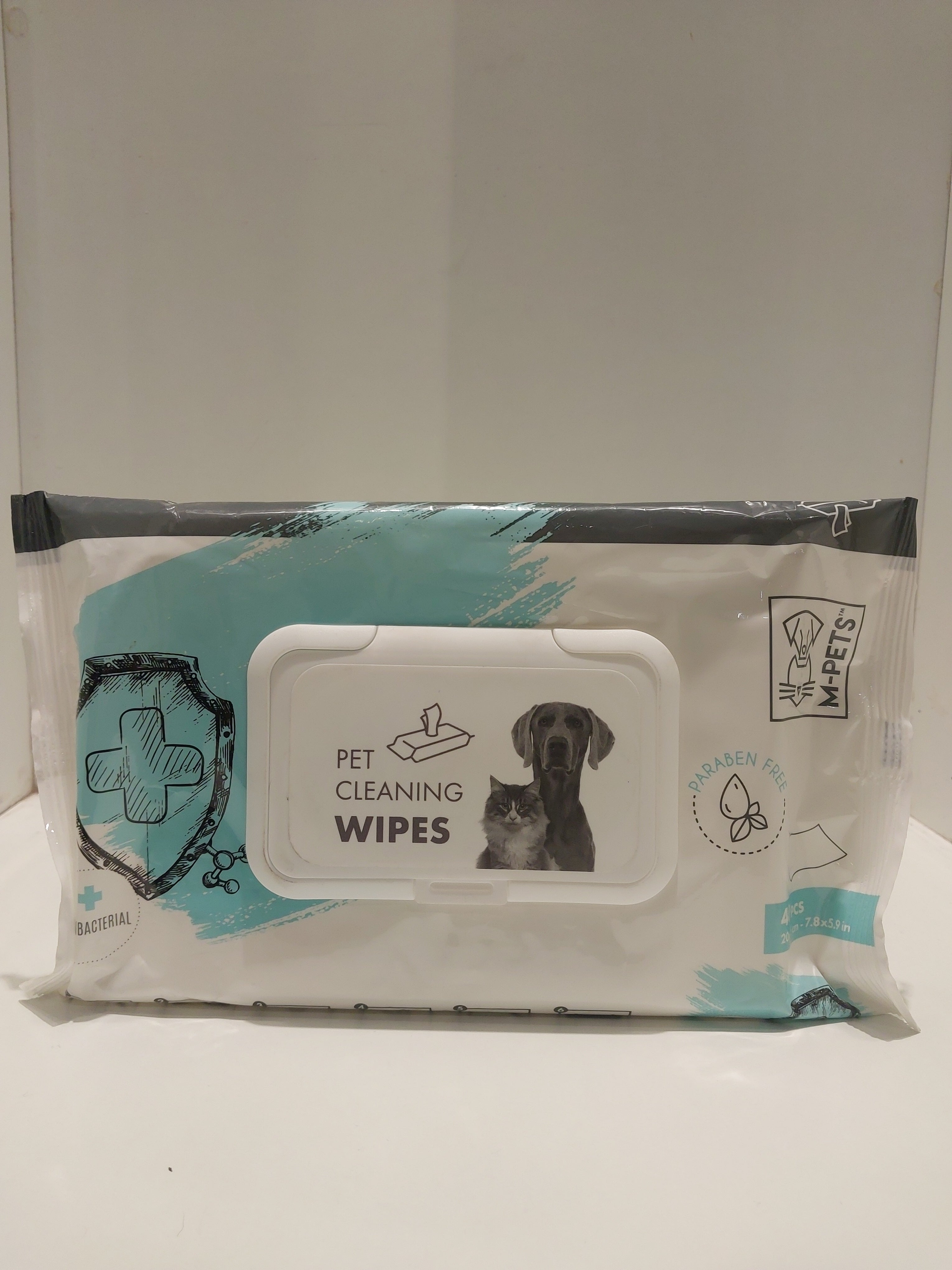M-Pets Pet cleaning wipes antibacterial  40 wipes