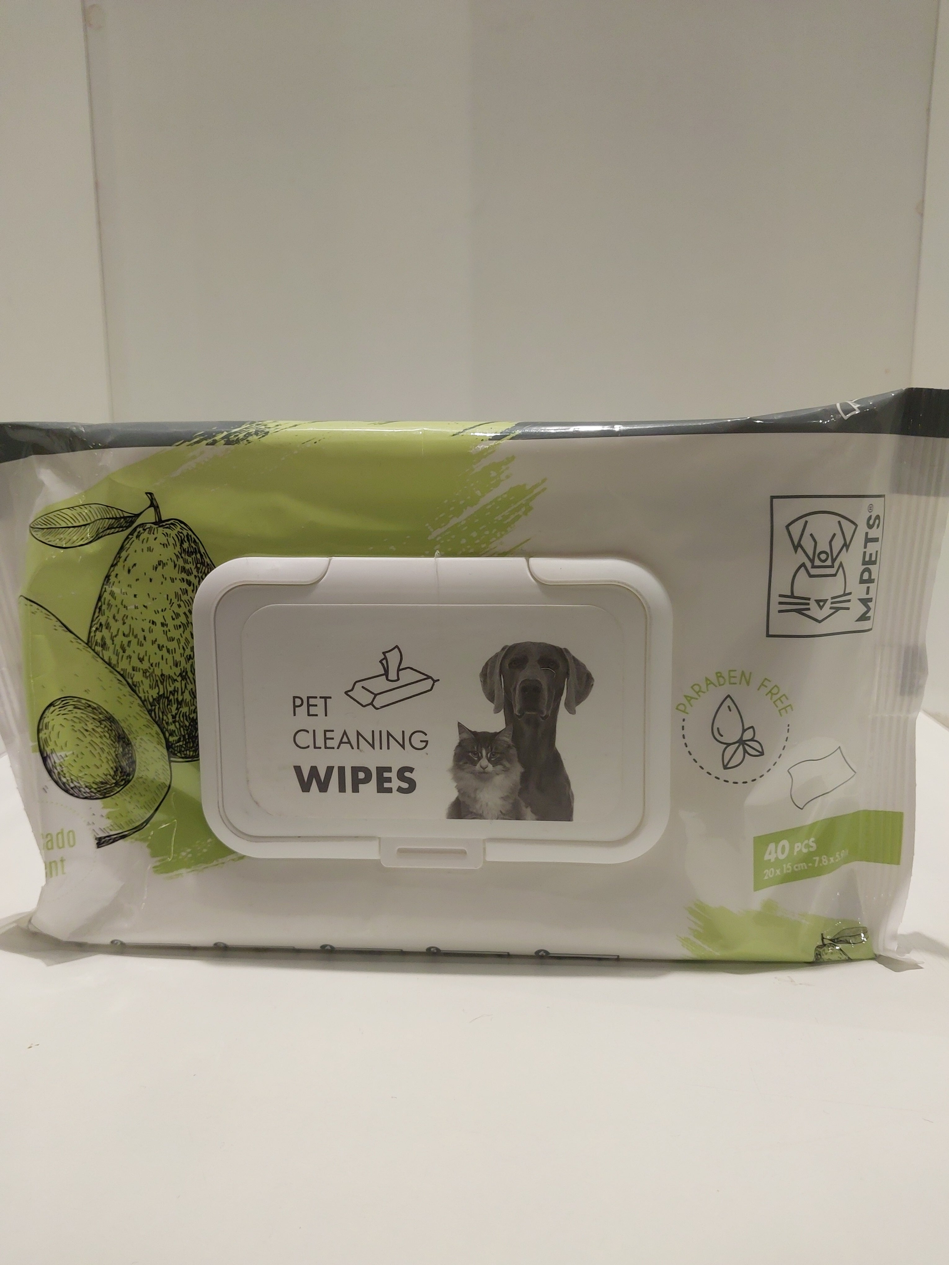 M-Pets Pet cleaning wipes avocado 40wipes