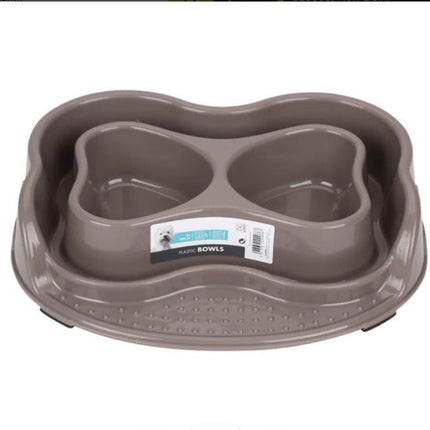 M-Pets Plastic double ant bowl