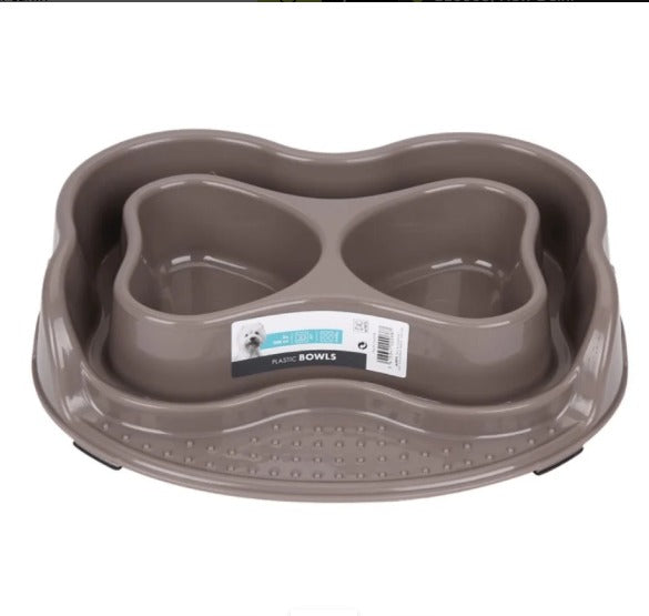 M-Pets Plastic double ant bowl
