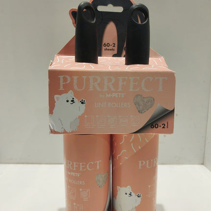 M-Pets Purrfect lint roller 2*60 sheets
