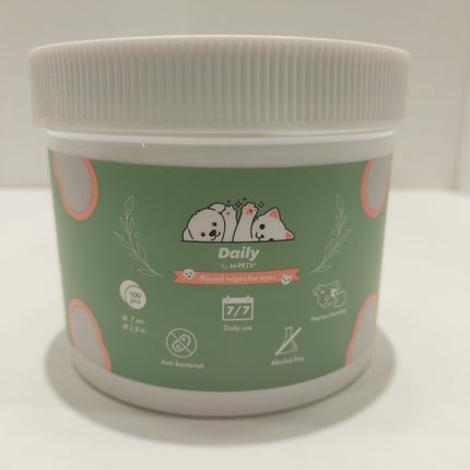 M-Pets Round wipes for eyes 100pcs