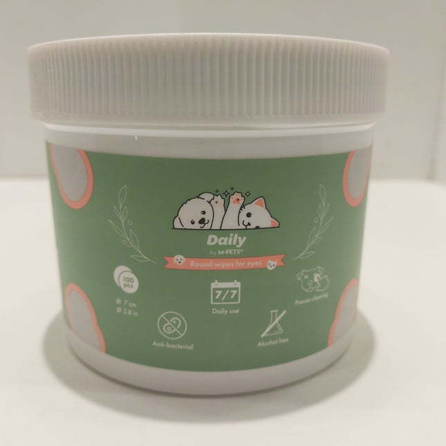 M-Pets Round wipes for eyes 100pcs