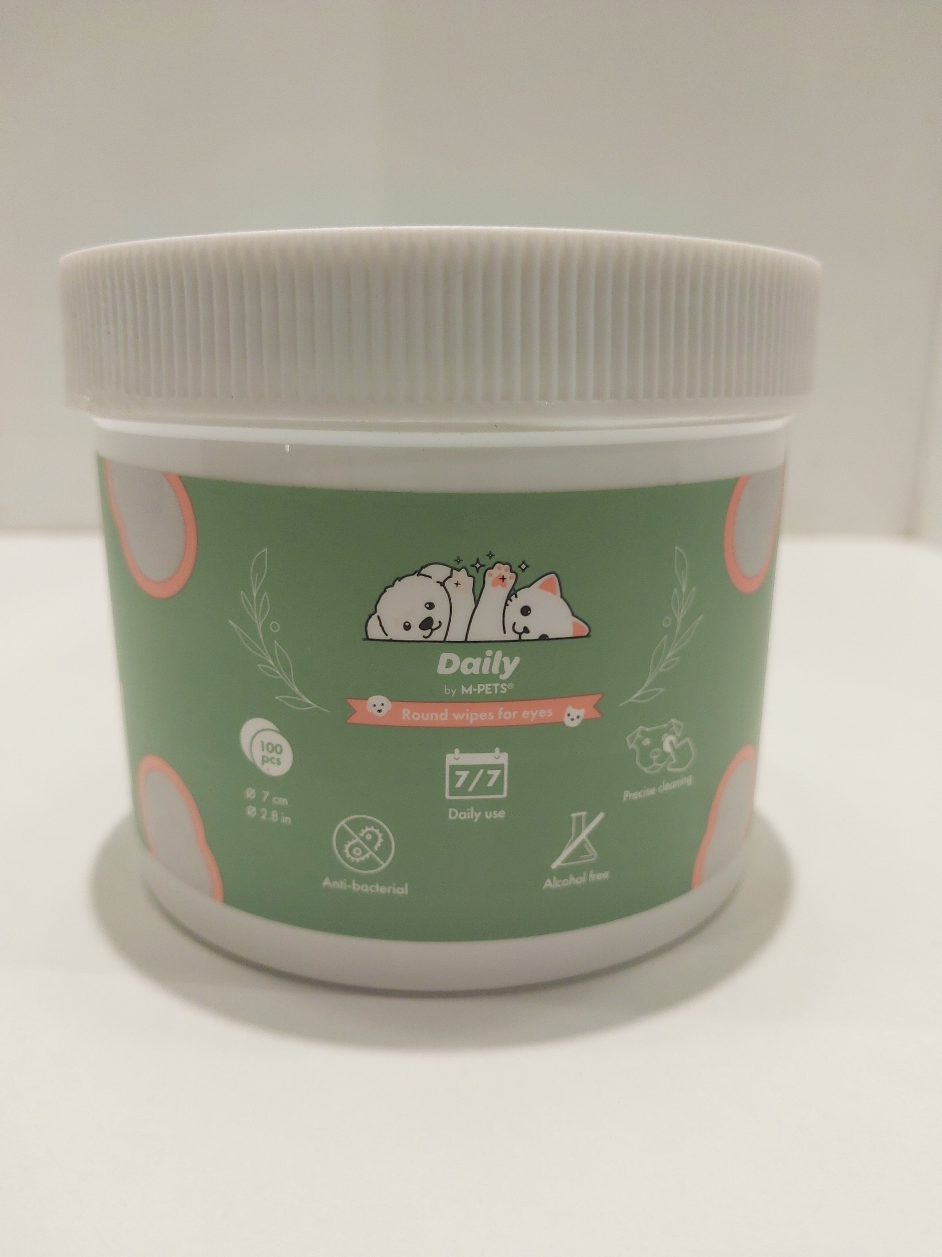 M-Pets Round wipes for eyes 100pcs