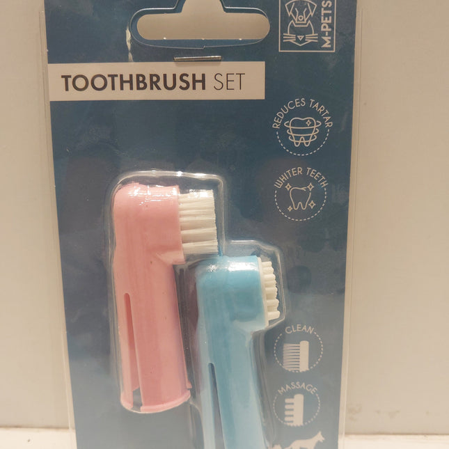 M-Pets Toothbrush set 2pcs