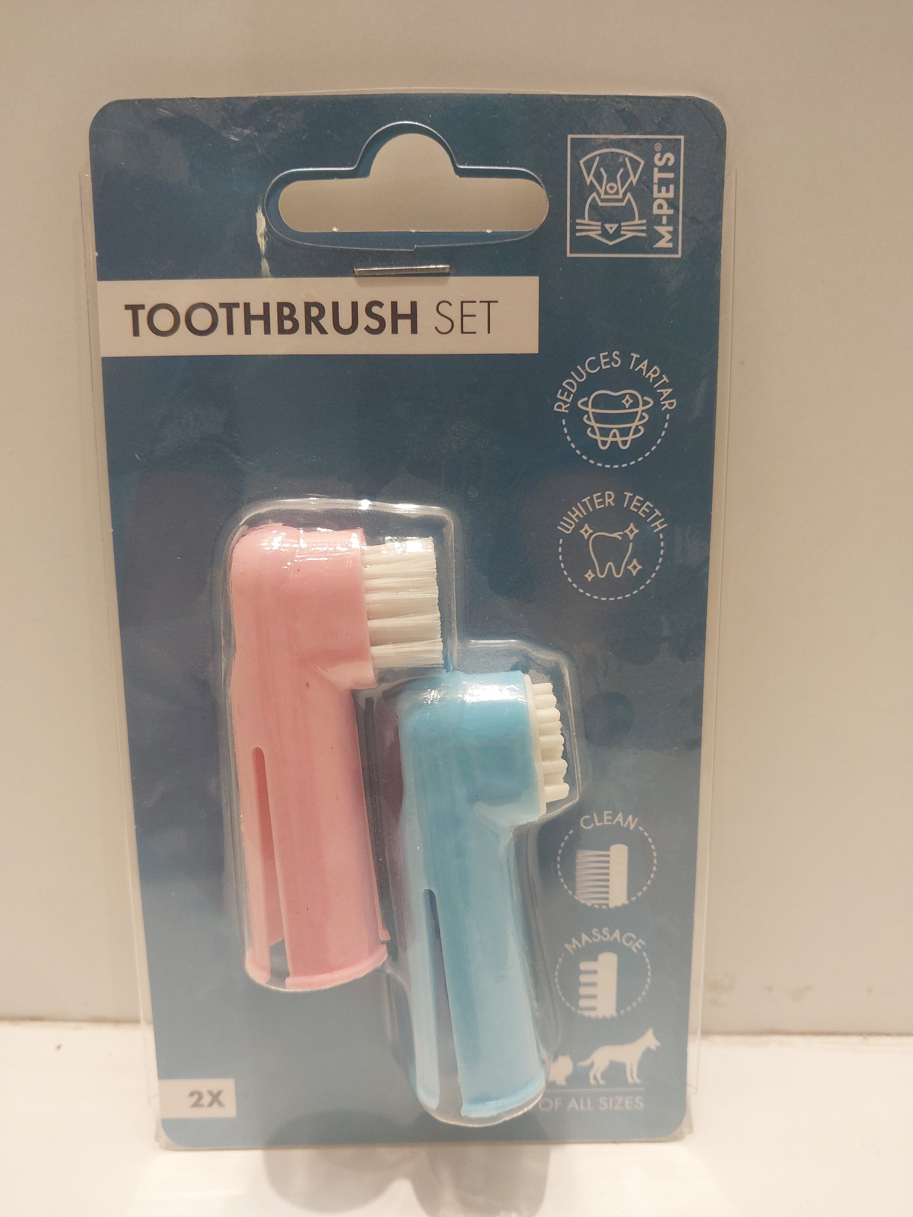 M-Pets Toothbrush set 2pcs