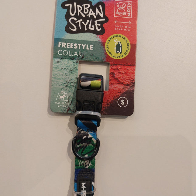 M-Pets Urban style freestyle collar S