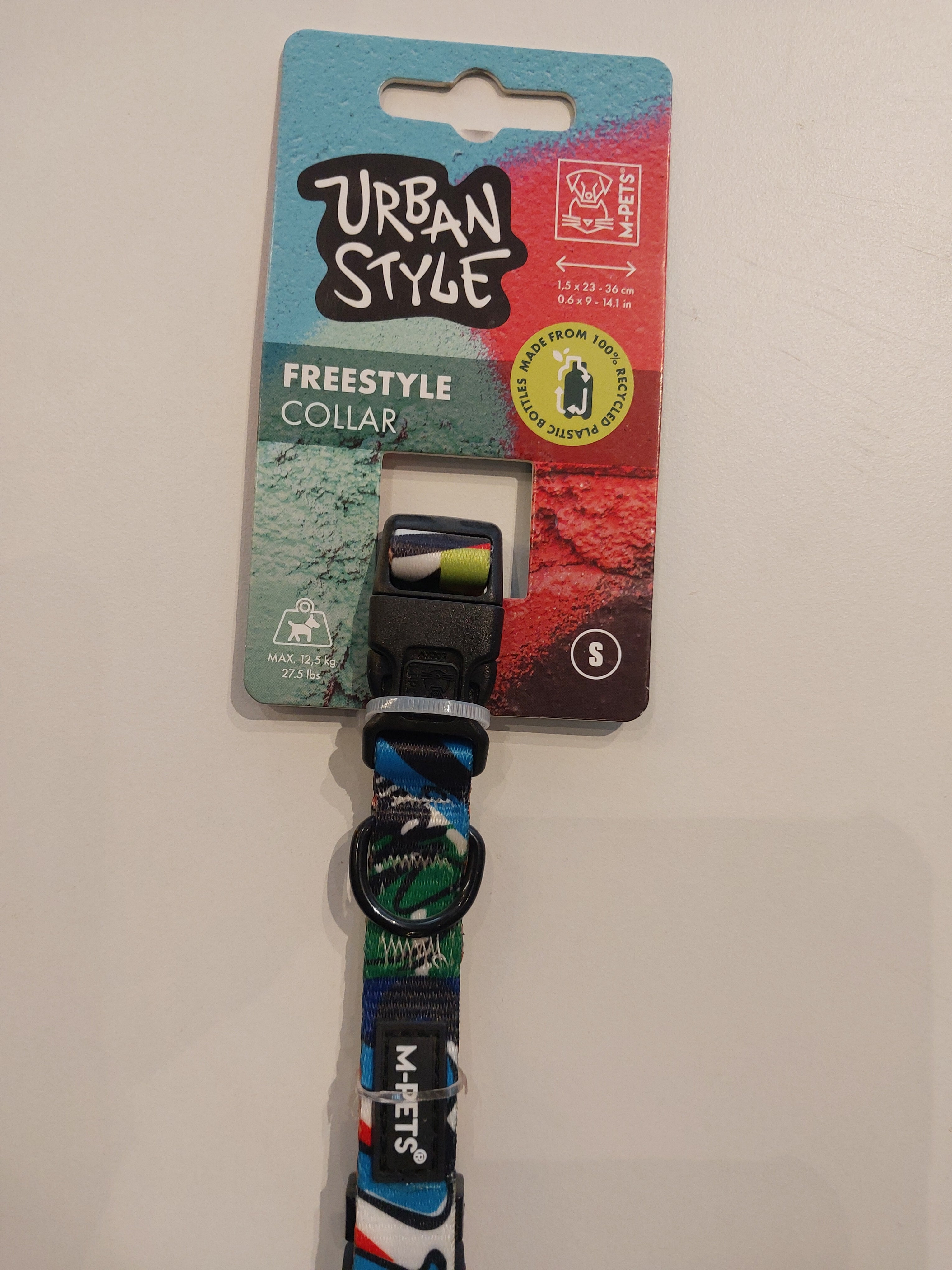 M-Pets Urban style freestyle collar S