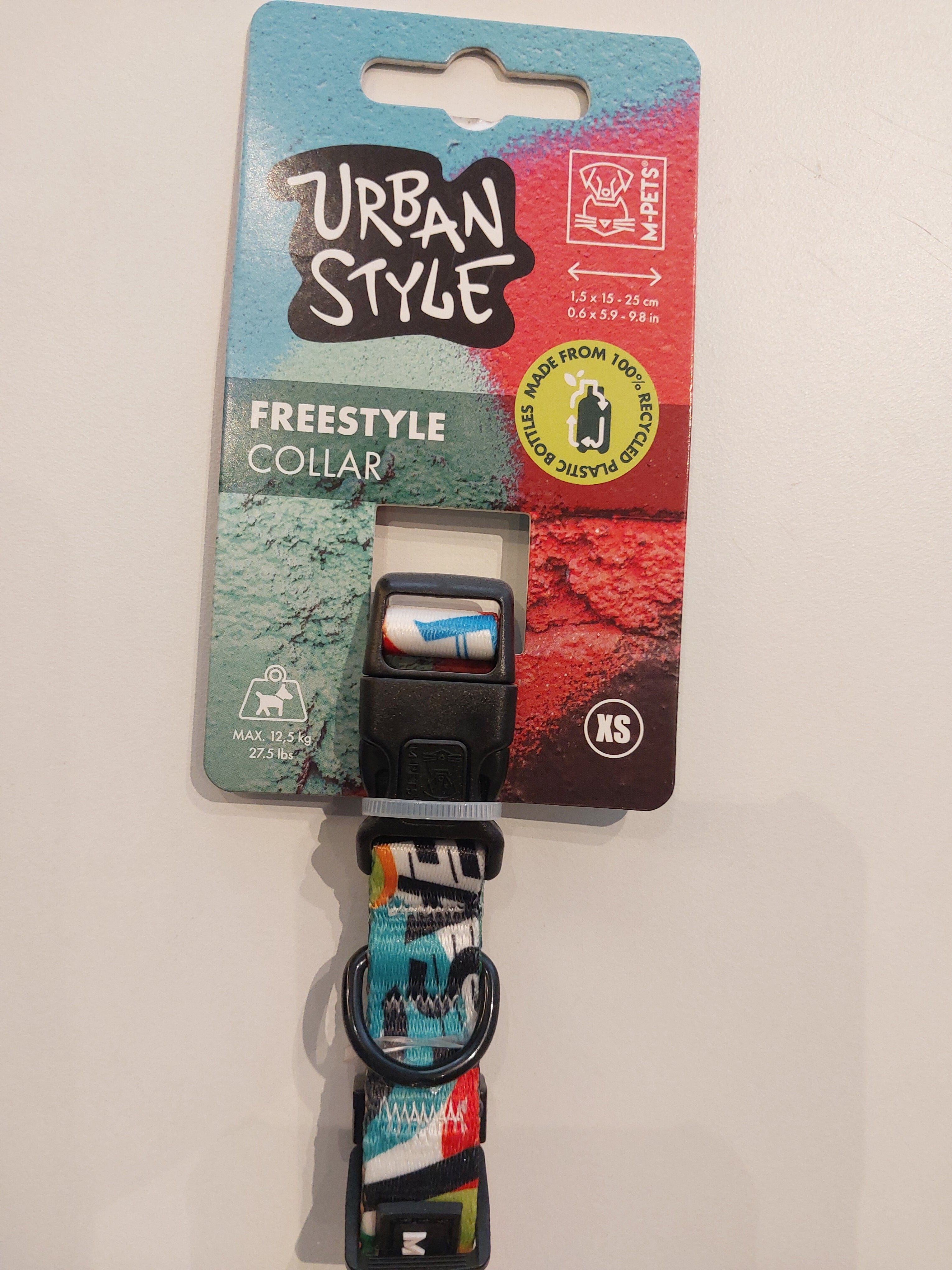 M-Pets Urban style freestyle collar XS