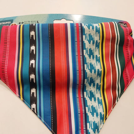 M-Pets Urban style jazz stripes bandana L