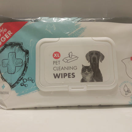 M-Pets pe cleaning wipes anti bacterial XL 30wipes