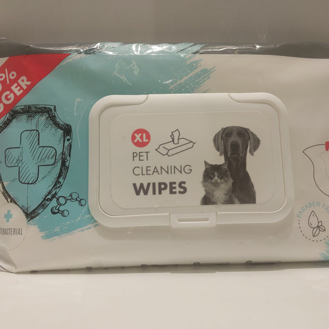 M-Pets pe cleaning wipes anti bacterial XL 30wipes