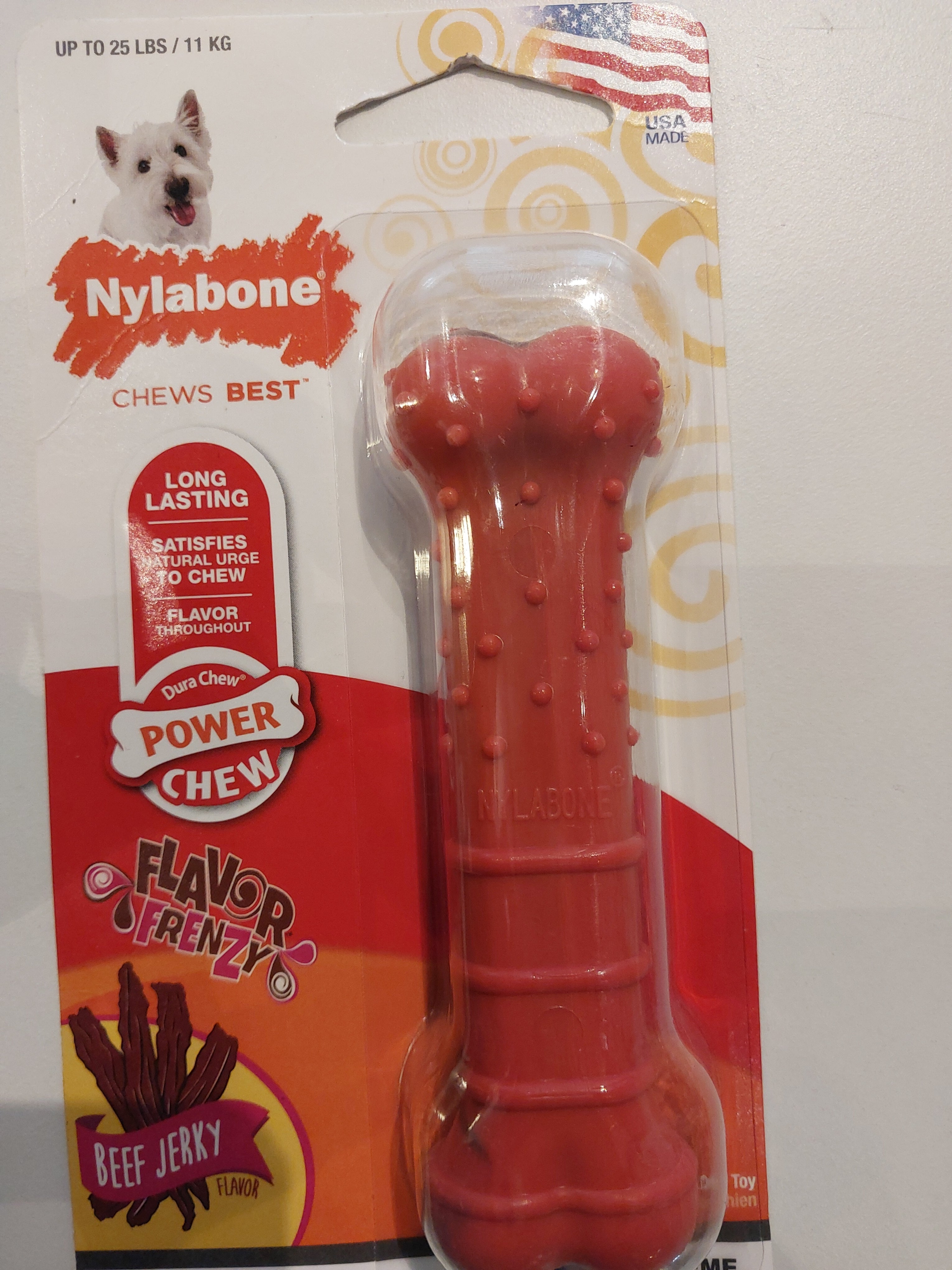 Nylabone Nylabone Power Chew Textured Bone-S