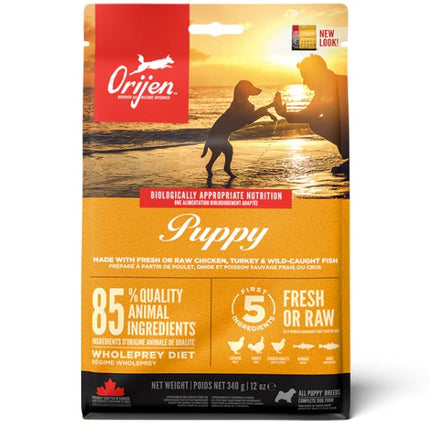 Orijien puppy food-trail pack 340 gms