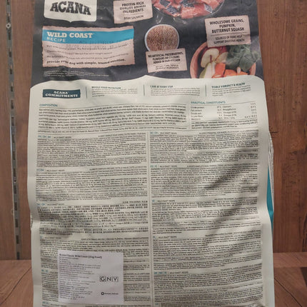 Acana Wild Coast Dog Food 2kg