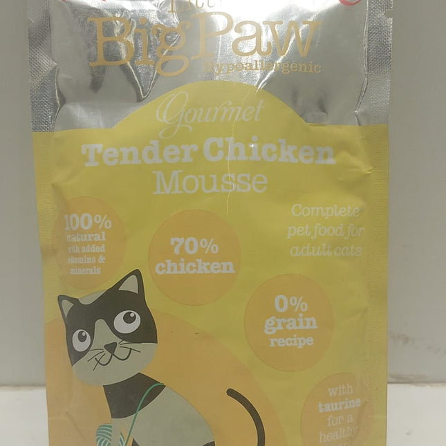 Big Paw Gourmet Tender Chicken Mousse Cat gravy food 85 gms