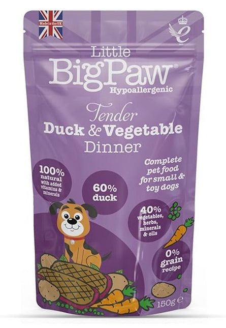 Big Paw Tender Duck & Vegetable Dinner Dog gravy food 150 gms